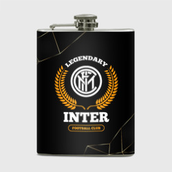 Фляга Лого Inter и надпись Legendary Football Club на темном фоне
