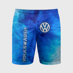 Мужские шорты спортивные Volkswagen + Пламя