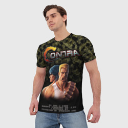 Мужская футболка 3D Contra gamer - фото 2