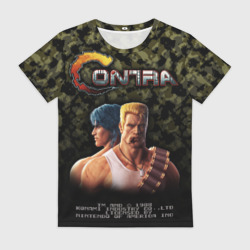 Женская футболка 3D Contra gamer