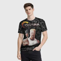 Мужская футболка 3D Contra player - фото 2