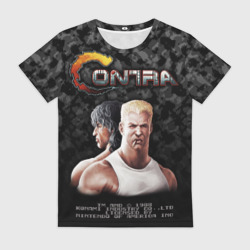 Женская футболка 3D Contra player