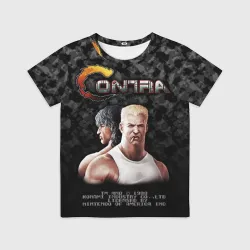 Детская футболка 3D Contra player