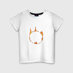 Детская футболка хлопок Dark Souls Знак тьмы