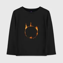 Детский лонгслив хлопок Dark Souls Знак тьмы