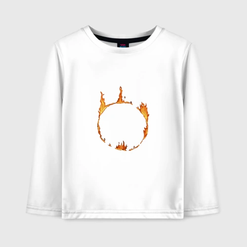 Детский лонгслив хлопок Dark Souls Знак тьмы