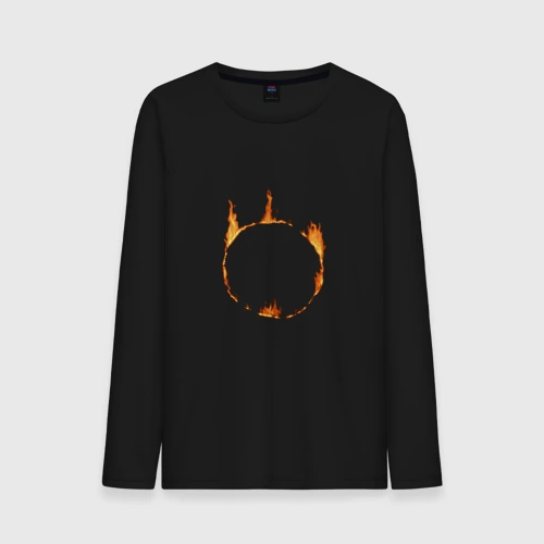 Мужской лонгслив хлопок Dark Souls Знак тьмы