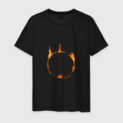Мужская футболка хлопок Dark Souls Знак тьмы