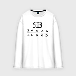 Женский лонгслив oversize хлопок RB Royal Blood