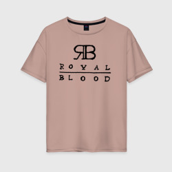 Женская футболка хлопок Oversize RB Royal Blood