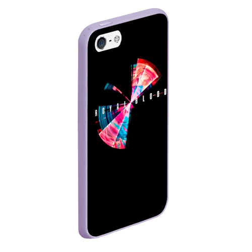 Чехол для iPhone 5/5S матовый Typhoons - Royal Blood, цвет светло-сиреневый - фото 3