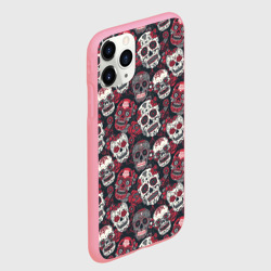 Чехол для iPhone 11 Pro Max матовый День мертвых Черепа Мексика - фото 2