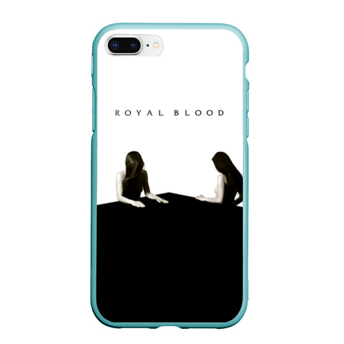 Чехол для iPhone 7Plus/8 Plus матовый с принтом How Did We Get So Dark? - Royal Blood, вид спереди #2