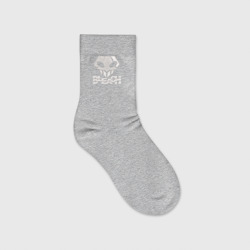 BLEACH white logo – Детские носки с вышивкой с принтом купить
