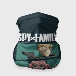 Бандана-труба 3D Spy X family семья шпиона Лойд, Аня, Йор
