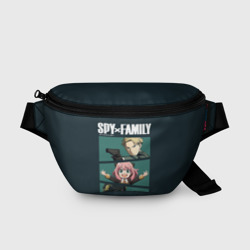 Поясная сумка 3D Spy X family семья шпиона Лойд, Аня, Йор