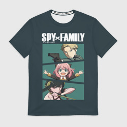 Мужская футболка 3D Spy X family семья шпиона Лойд, Аня, Йор