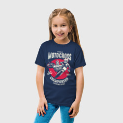 Детская футболка хлопок Мотокросс чемпион - фото 2