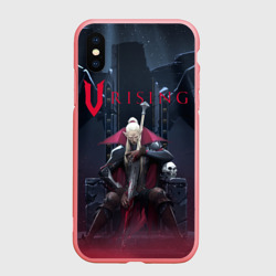 Чехол для iPhone XS Max матовый Вампир на троне V Rising