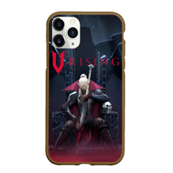 Чехол для iPhone 11 Pro матовый Вампир на троне V Rising