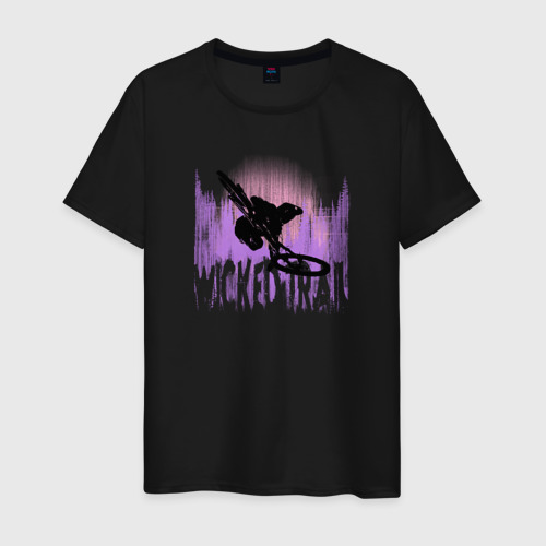 Мужская футболка хлопок Wicked Trails, цвет черный