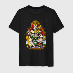 Индуистский бог Хануман – Мужская футболка хлопок с принтом купить со скидкой в -20%