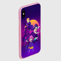 Чехол для iPhone XS Max матовый Семья шпиона Spy X family Лойд, Аня, Йор - фото 2