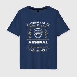 Arsenal: Football Club Number 1 – Мужская футболка хлопок Oversize с принтом купить со скидкой в -16%