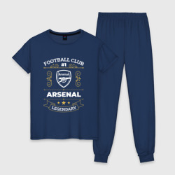Женская пижама хлопок Arsenal: Football Club Number 1