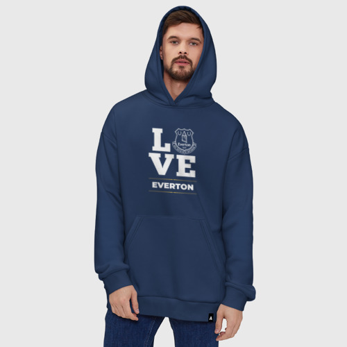 Худи SuperOversize хлопок Everton Love Classic, цвет темно-синий - фото 5