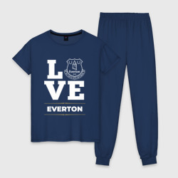 Женская пижама хлопок Everton Love Classic