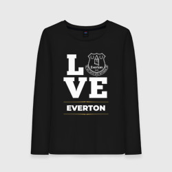 Женский лонгслив хлопок Everton Love Classic