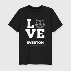 Мужская футболка хлопок Slim Everton Love Classic