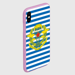 Чехол для iPhone XS Max матовый Полк ВДВ тельняшка - фото 2
