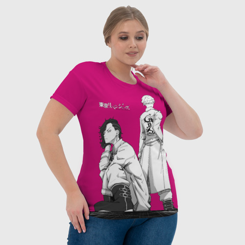 Женская футболка 3D с принтом Хадзимэ Коконой, фото #4