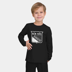 Детская пижама с лонгсливом хлопок New York Rangers Серый - фото 2