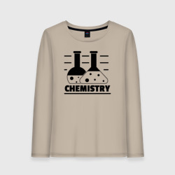 Женский лонгслив хлопок Chemistry химия