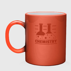 Кружка хамелеон Chemistry химия - фото 2