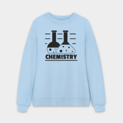Мужской свитшот oversize без начеса хлопок Chemistry химия