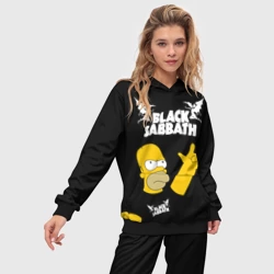 Женский костюм с толстовкой 3D Black Sabbath Гомер Симпсон Simpsons - фото 2