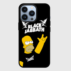 Чехол для iPhone 13 Pro Black Sabbath Гомер Симпсон Simpsons