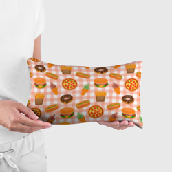 Подушка 3D антистресс Pizza donut burger fries ice cream pattern - фото 2