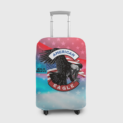 Чехол для чемодана 3D Американский орел USA, цвет 3D печать
