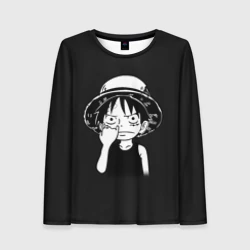 Женский лонгслив 3D Маленький Луффи