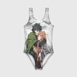 Детский купальник 3D Наофуми и Рафталия Восхождение героя щита - фото 2