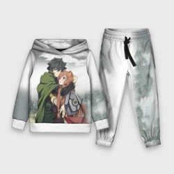 Детский костюм с толстовкой 3D Наофуми и Рафталия Восхождение героя щита