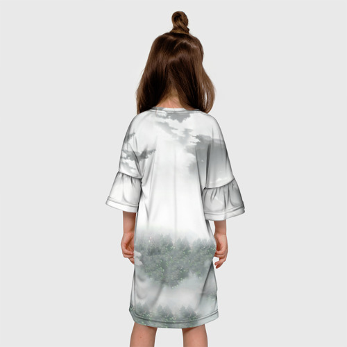 Детское платье 3D Наофуми и Рафталия Восхождение героя щита, цвет 3D печать - фото 5