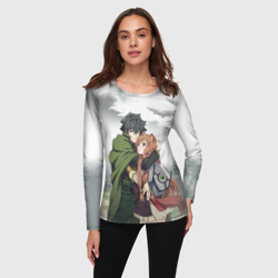 Женский лонгслив 3D Наофуми и Рафталия Восхождение героя щита - фото 2