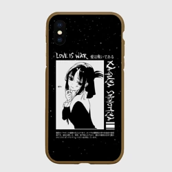 Чехол для iPhone XS Max матовый Kaguya Shinomiya в любви как на войне
