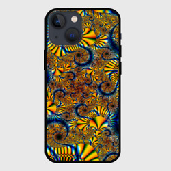 Чехол для iPhone 13 mini Fractal color pattern